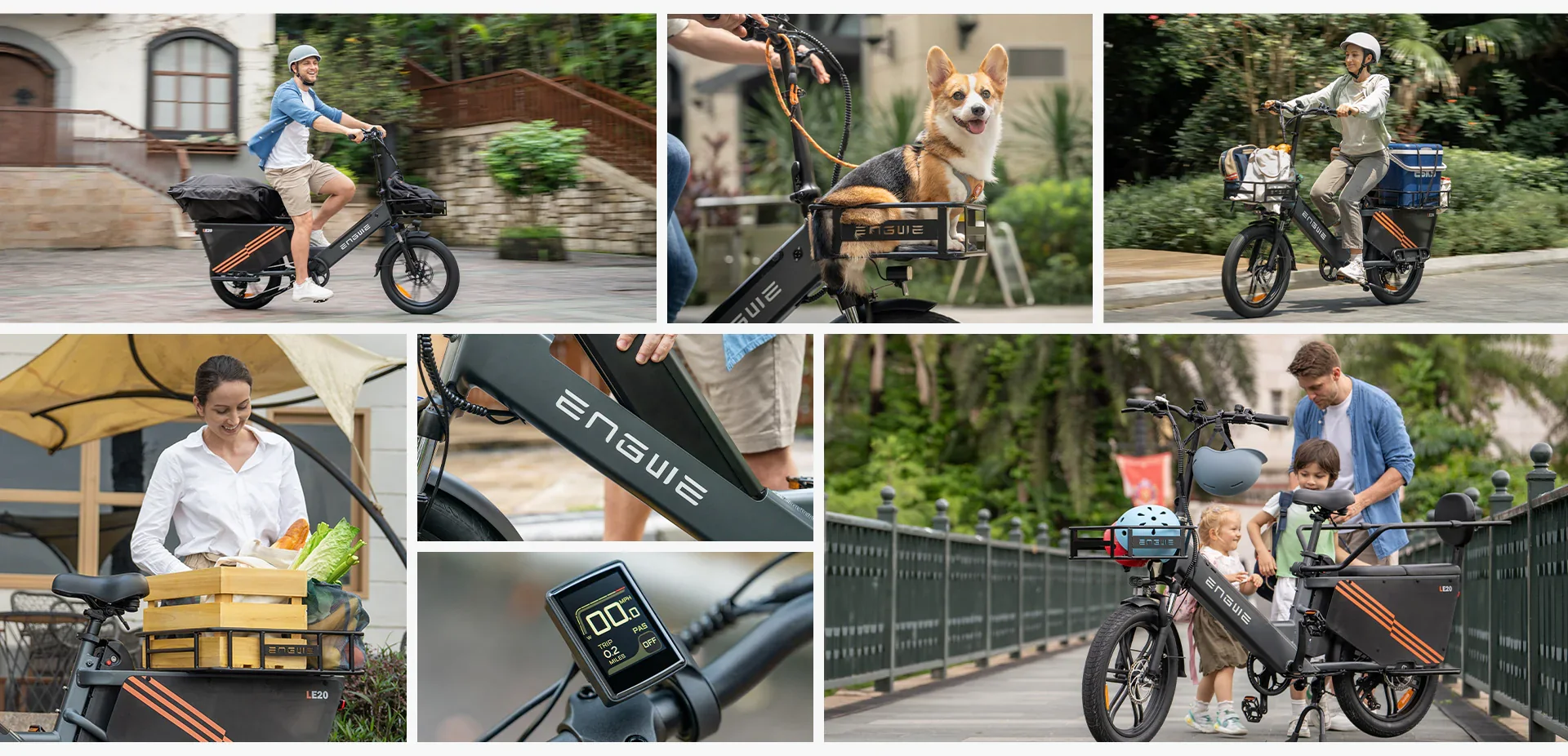Bicicleta Eléctrica ENGWE LE20 — Conduce en cualquier momento, aparca en cualquier lugar