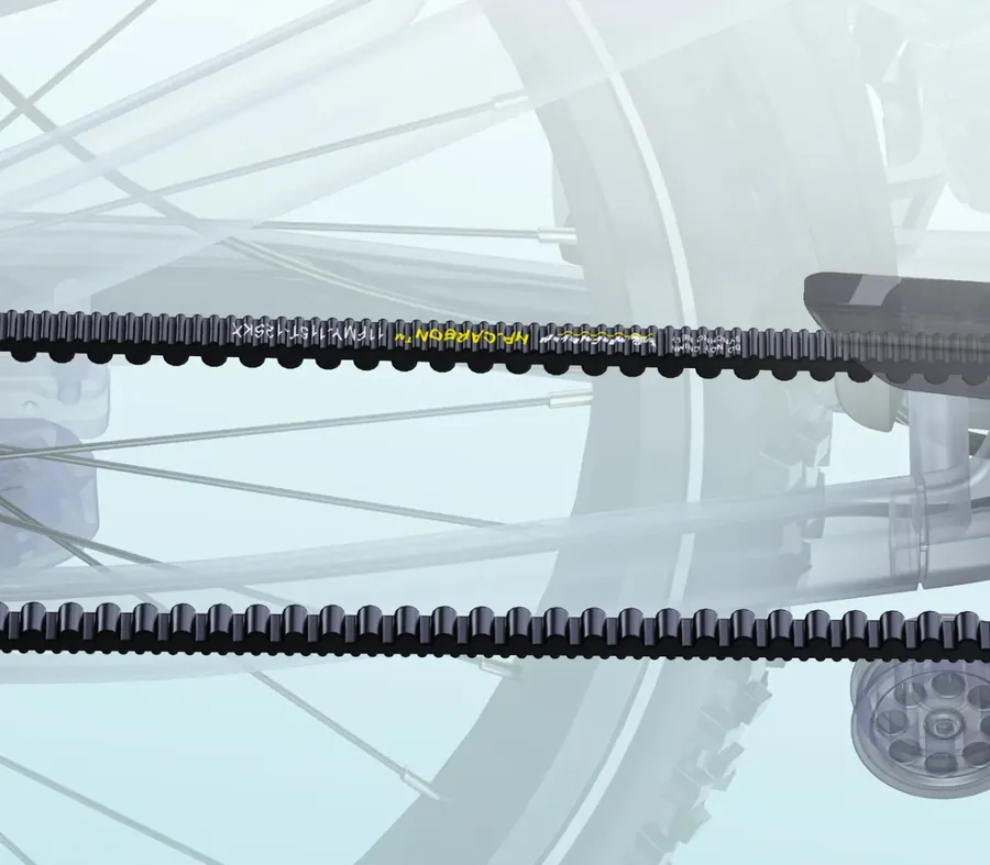 Michelin carbon belt close-up