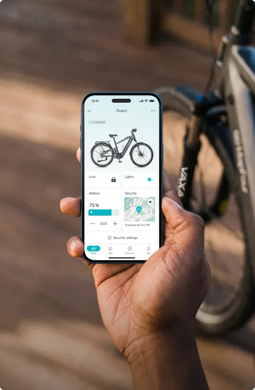 Locking the MapFour Roam from the smartphone app