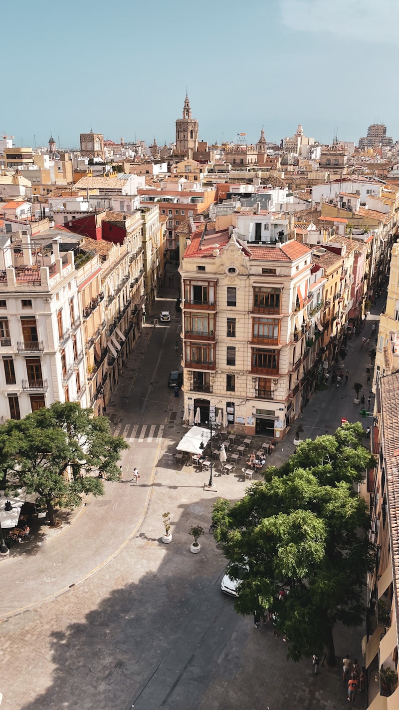 Valencia city center aerial view (Photo: Unsplash)